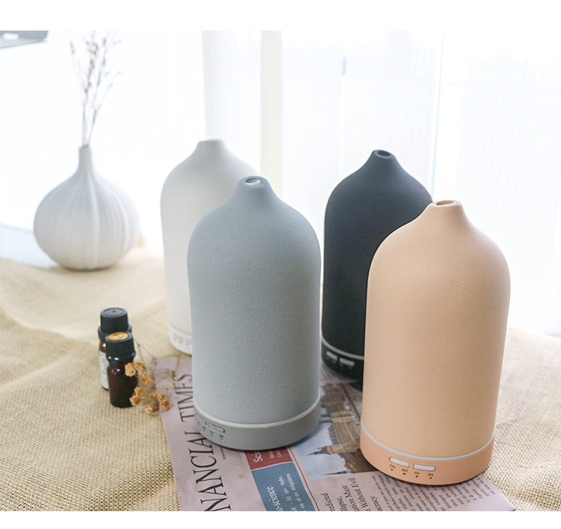 Ceramic Humidifier Diffuser Frosted Ceramic Aroma Diffuser With Good Texture Frosted Ceramic Humidifier