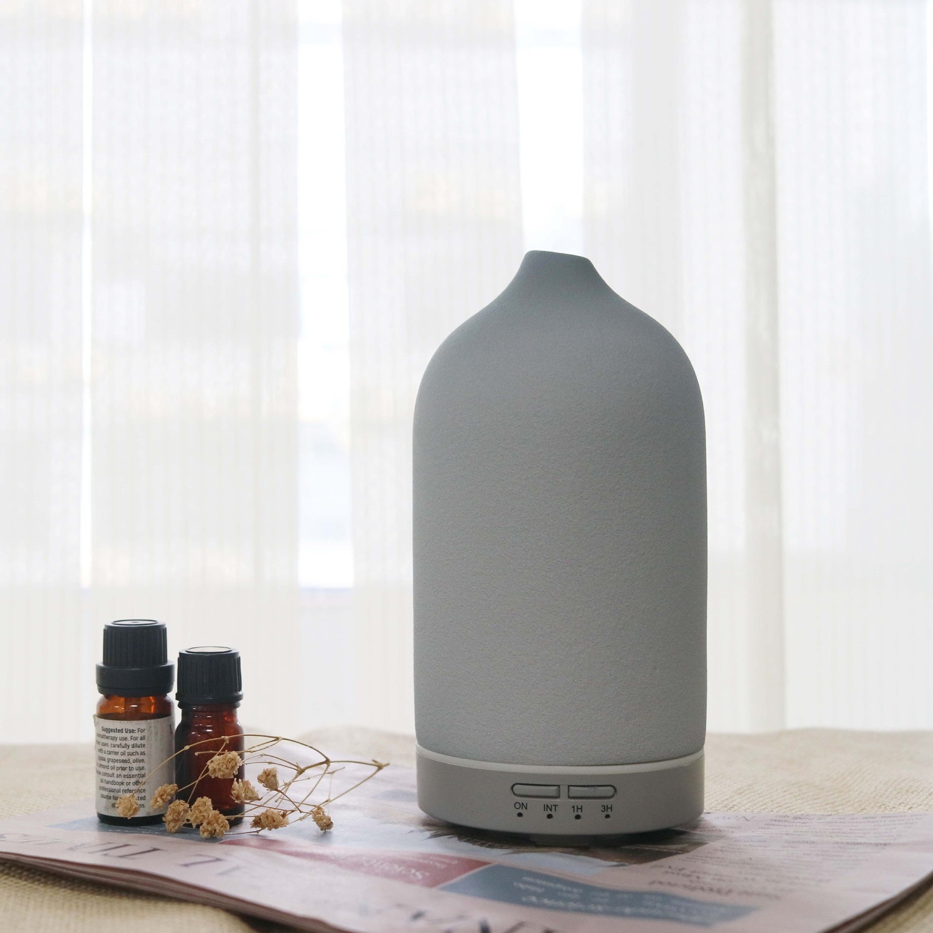 Ceramic Humidifier Diffuser Frosted Ceramic Aroma Diffuser With Good Texture Frosted Ceramic Humidifier