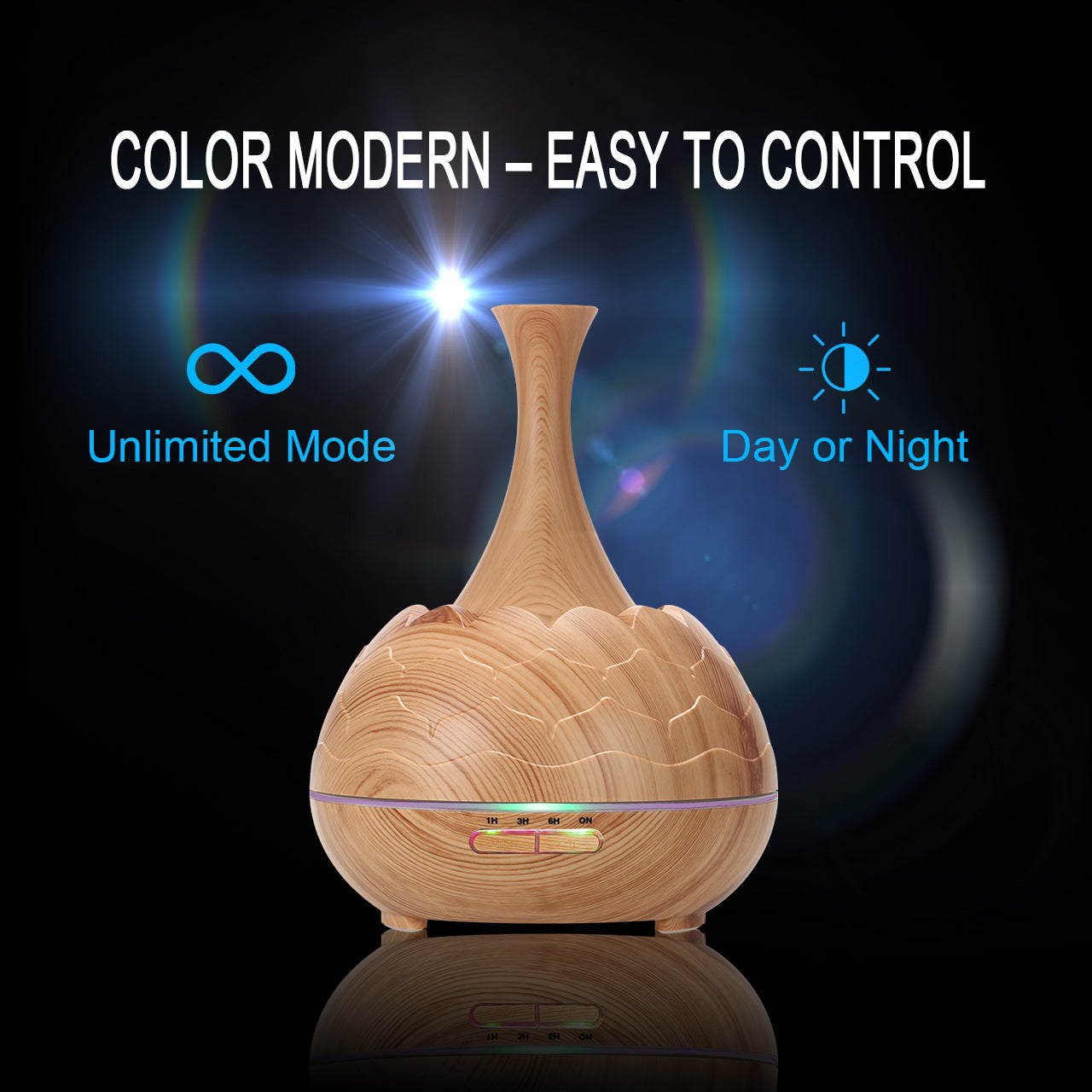 Wood grain aroma diffuser