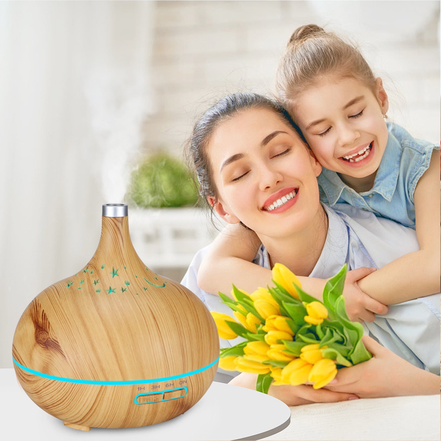 Star Moon Aroma Diffuser Humidifier