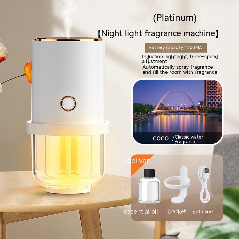 Aroma Diffuser Voice Control Night Light Home Car Ultrasonic Aroma Diffuser